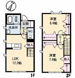 シャーメゾンクラヴィエ北島の物件間取画像